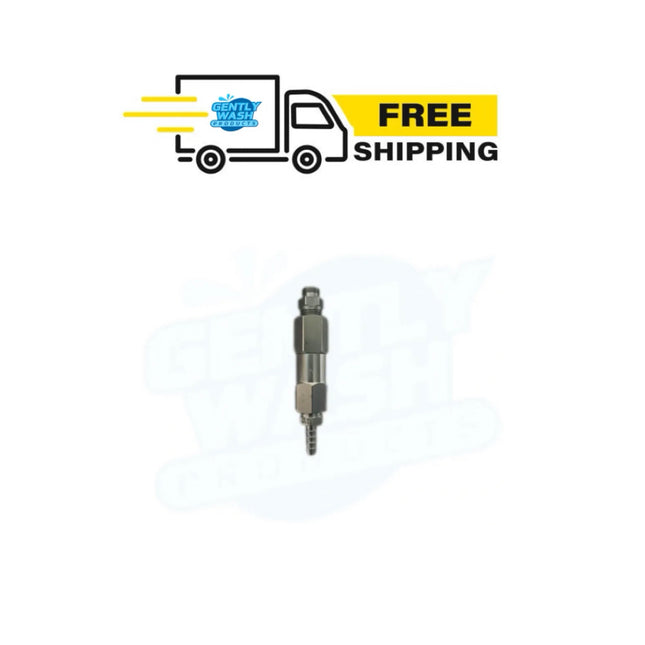 Check Valve Adapter Kit For GP, High Draw Down Stream Injectors - Stainless Steel