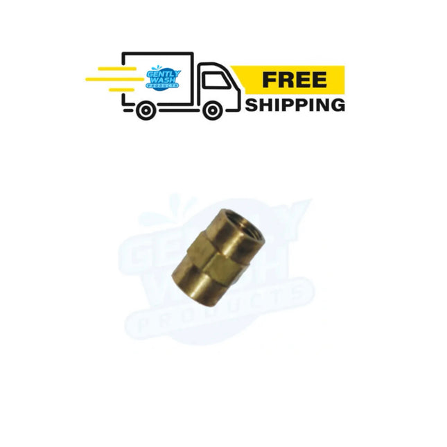 Brass Hex Coupler