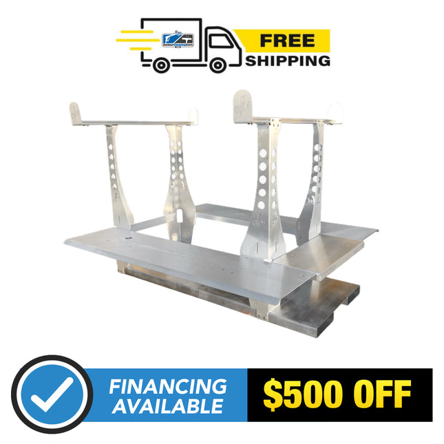Power Stream Aluminum Truck Bed Skid - Bare Skid - Not Assembled