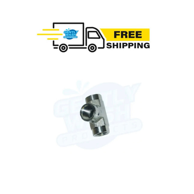 Steel T - 3/8” Female Threaded