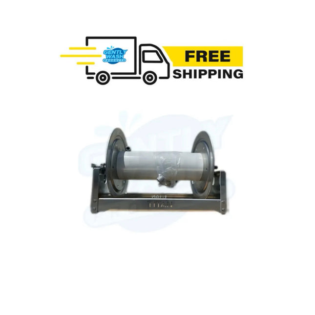 Titan 4318S Manual 18-Inch Aluminum Hose Reel With Stainless Steel Manifold