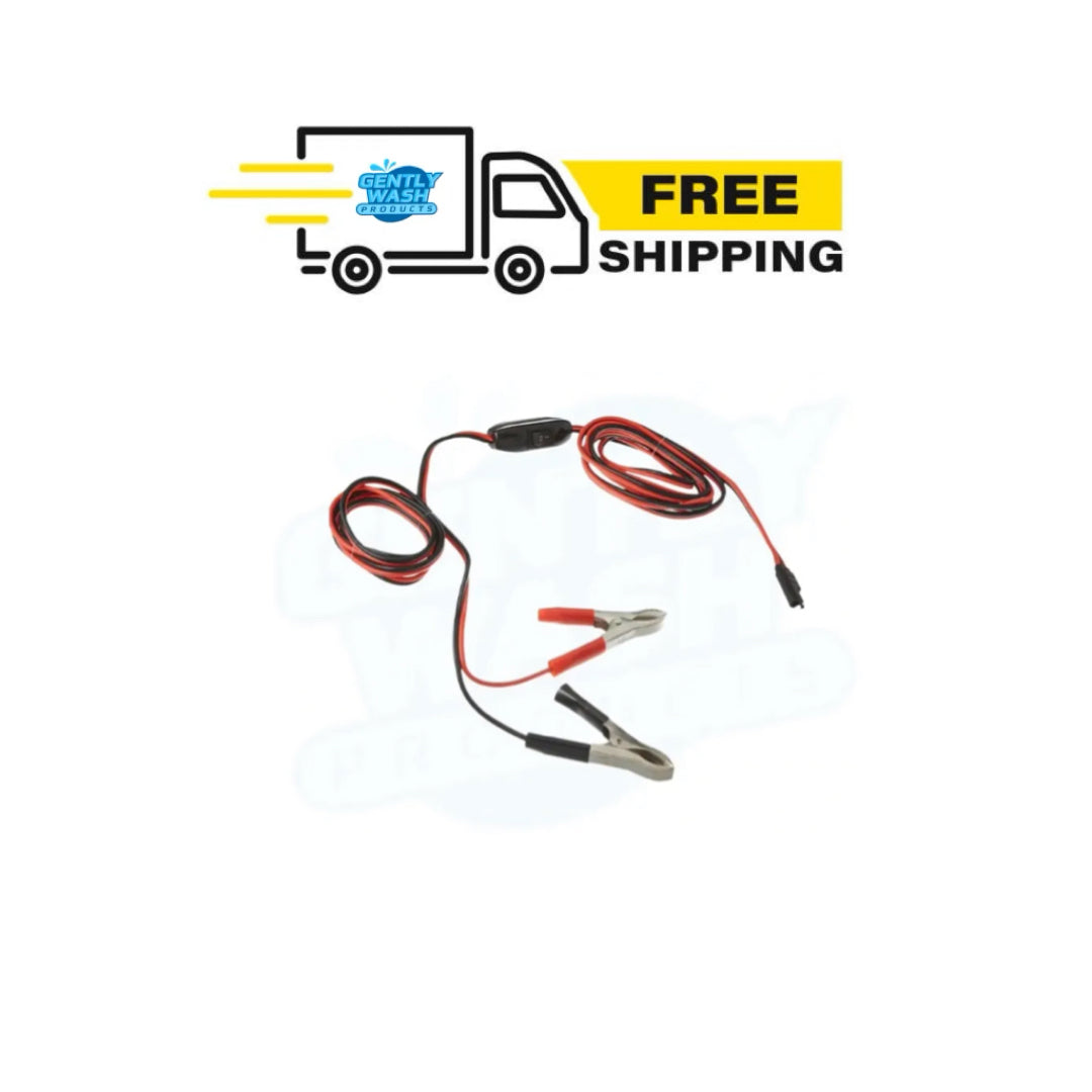 14 Gauge 2-Pin Wire Harness With On/Off Switch and Alligator Clamps ...