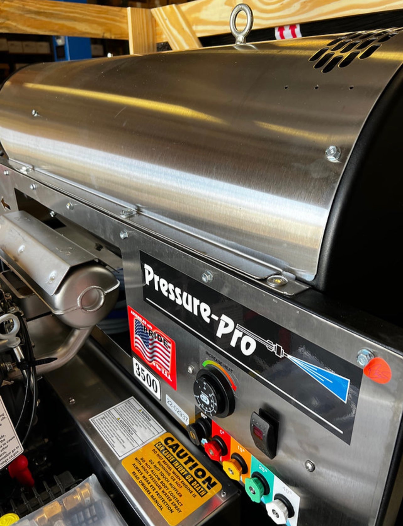 Pressure Pro 8 GPM 3500 PSI Hot Water Pressure Washer Skid Outdoor