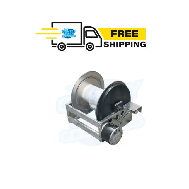 Titan 4312ES Electric 12-Inch Aluminum Hose Reel With Stainless Steel Manifold