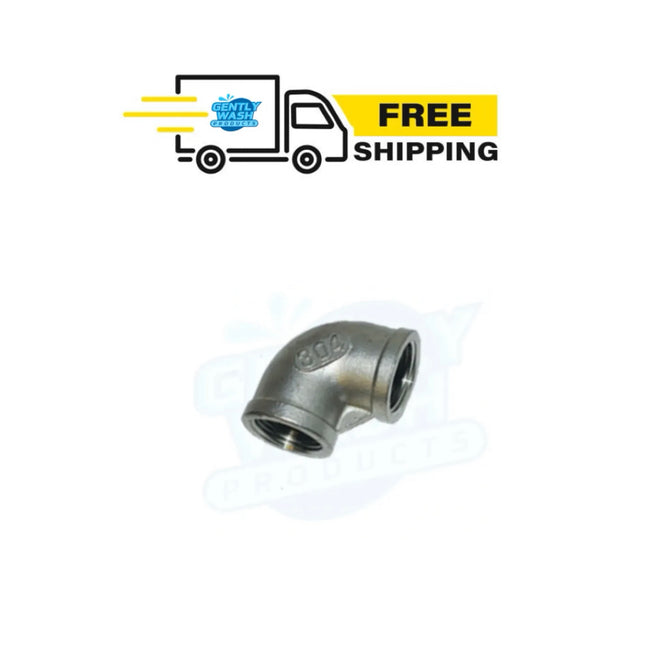 1/2" FPT Stainless Steel 90° Elbow