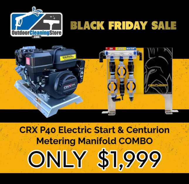 CRX Electric Start With NEW P40 & Centurion Metering Manifold COMBO ** BLACK FRIDAY DEAL ONLY ** WHILE SUPPLIES LAST OR UNTIL MONDAY DEC 1st**