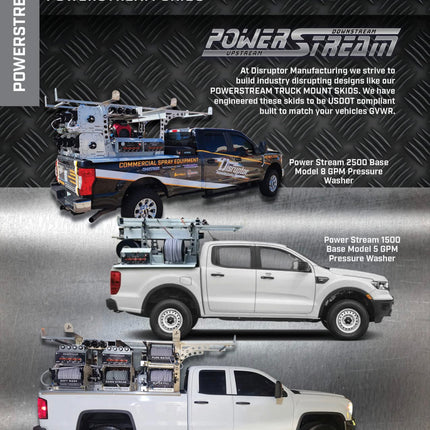 Power Stream Aluminum Truck Bed Skid - Bare Skid - Not Assembled