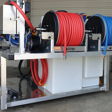 48”x60” Pressure Washing & Soft Washing Truck Skid With 5.7 GPM Pressure Washer & Gas Powered Soft Wash Pump