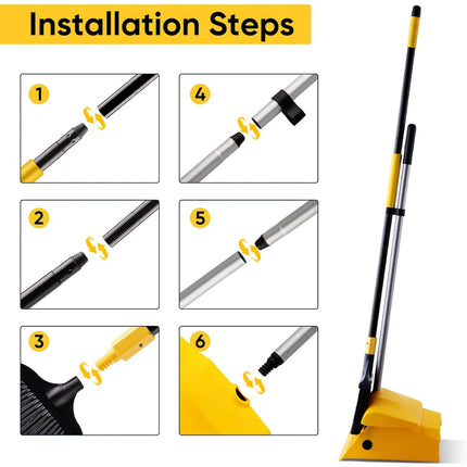 Heavy Duty Broom & Dust Pan