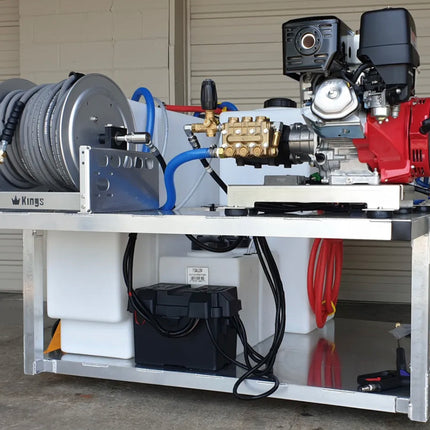 48”x60” Pressure Washing & Soft Washing Truck Skid With 5.7 GPM Pressure Washer & Gas Powered Soft Wash Pump