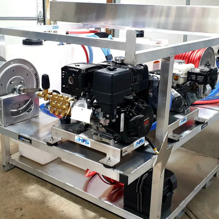 48”x60” Pressure Washing & Soft Washing Truck Skid With 5.7 GPM Pressure Washer & Gas Powered Soft Wash Pump