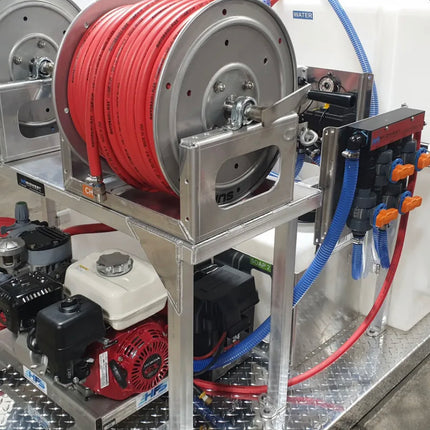 Soft Wash Skid System - Gas Powered Pump Honda Gx200 - **Choose Comet or AR Pump**