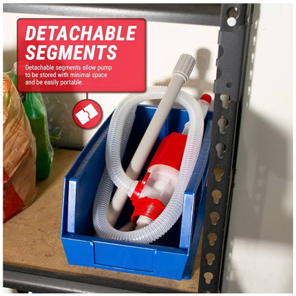 Heavy Duty Portable 55 Gal Drum Pump with Adjustable Length for 55-Gallon Drum Barrels