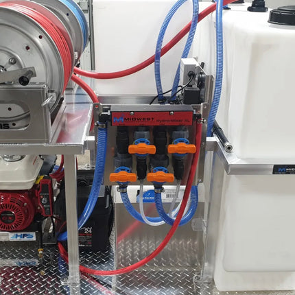 Soft Wash Skid System - Gas Powered Pump Honda Gx200 - **Choose Comet or AR Pump**