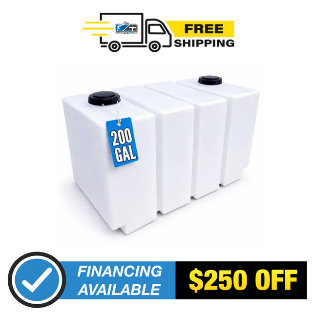 200 Gallon SUPER DUTY Vertical Slim Tank