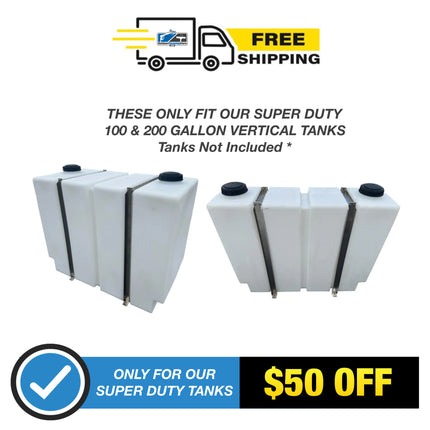 Tank Straps For Our 100 & 200 Gallon SUPER DUTY Vertical Slim Tanks