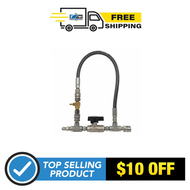 Downstream Injector Bypass Kit 3/8” Hose & Fittings