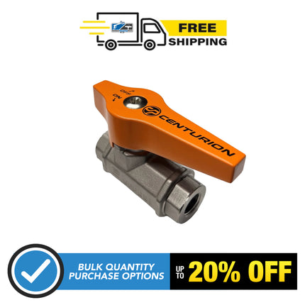 Centurion DN10 Heavy Duty Ball Valve, 3/8" FPT, 5,000 PSI, 250°F