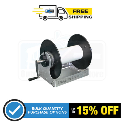 Stingray Mako 15” Hose Reel with 3/4” Stainless Steel Super Swivel