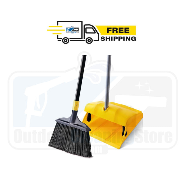 Heavy Duty Broom & Dust Pan