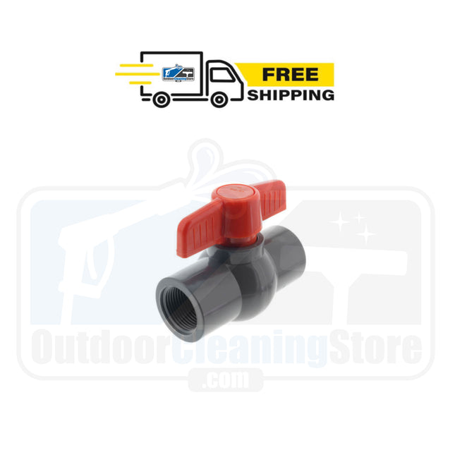 PVC Threaded Ball Valve - Choose Size