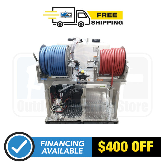 Soft Washing Skid System - 7GPM 12V Pump