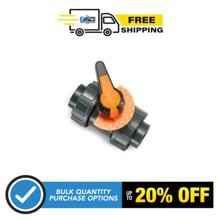 3/4” DOS/SM Series Bleach Rated Metering Ball Valve