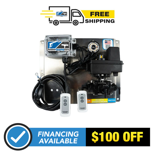 Remote Downstream Module for Pressure Washers