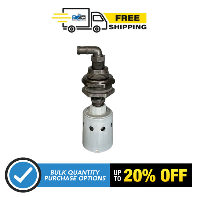 Hudson Float Valve - Full Assembly For Tank Mounting