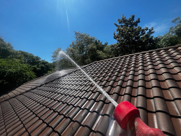 Banner image for: <strong>Asphalt Shingle, Clay Tile, Concrete Tile, Metal, Stone Coated Metal , TPO, & Anything Else That Can Be Cleaned With A Standard Soft Wash Bleach Solution</strong>