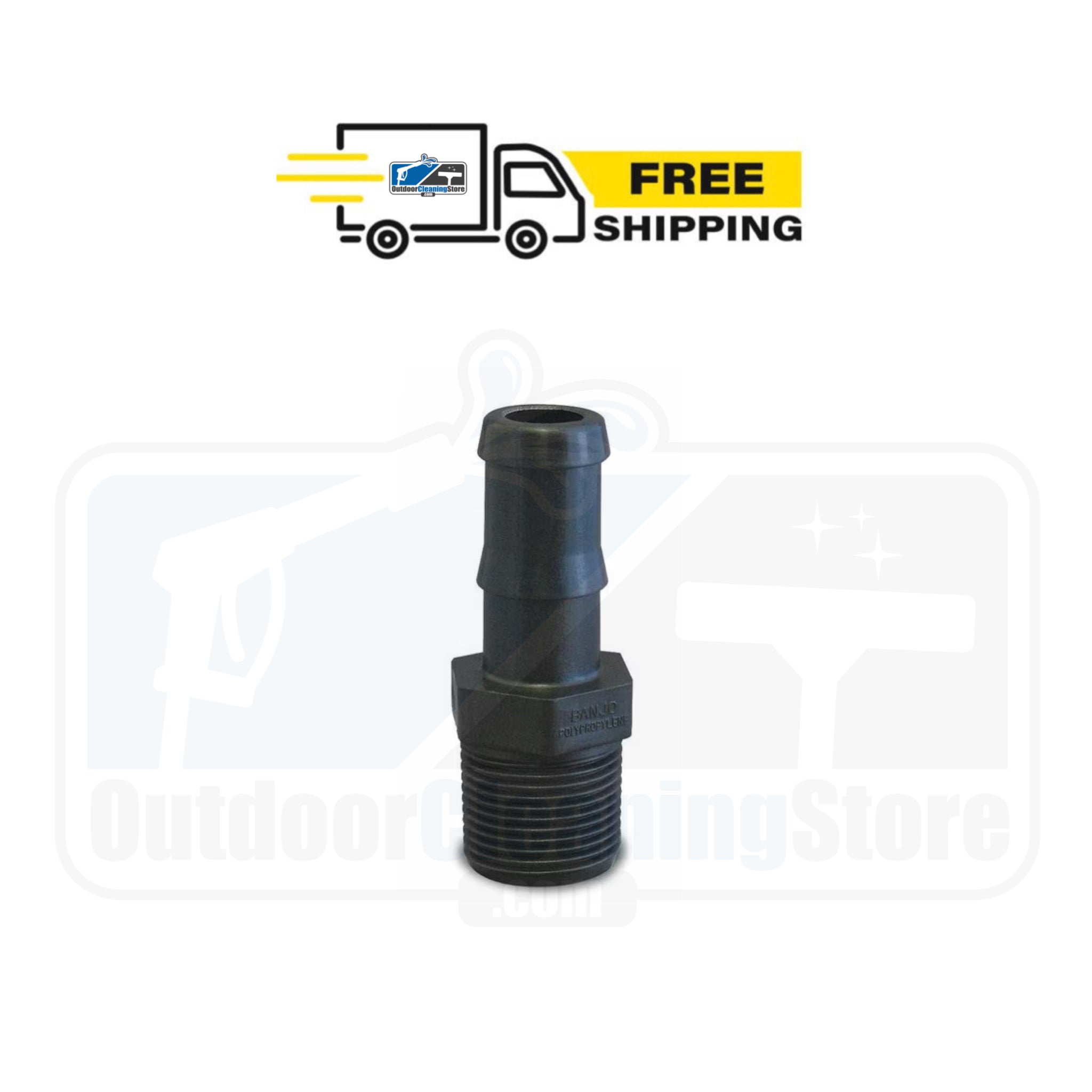 Threads x Barb Poly Coupling Adapter *Choose Size* – Outdoor Cleaning Store